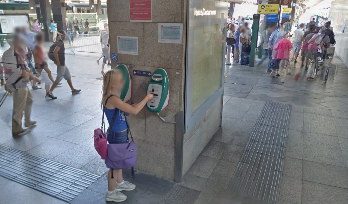 green machine validation ticket termini station rome