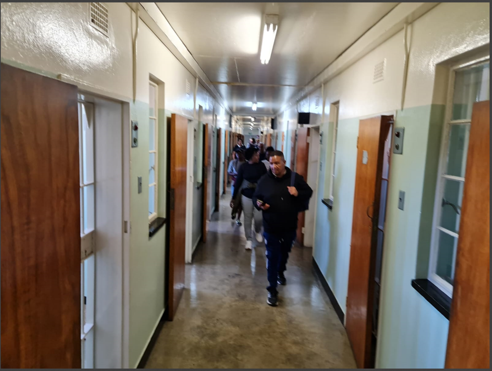 Robben island Cell corridors
