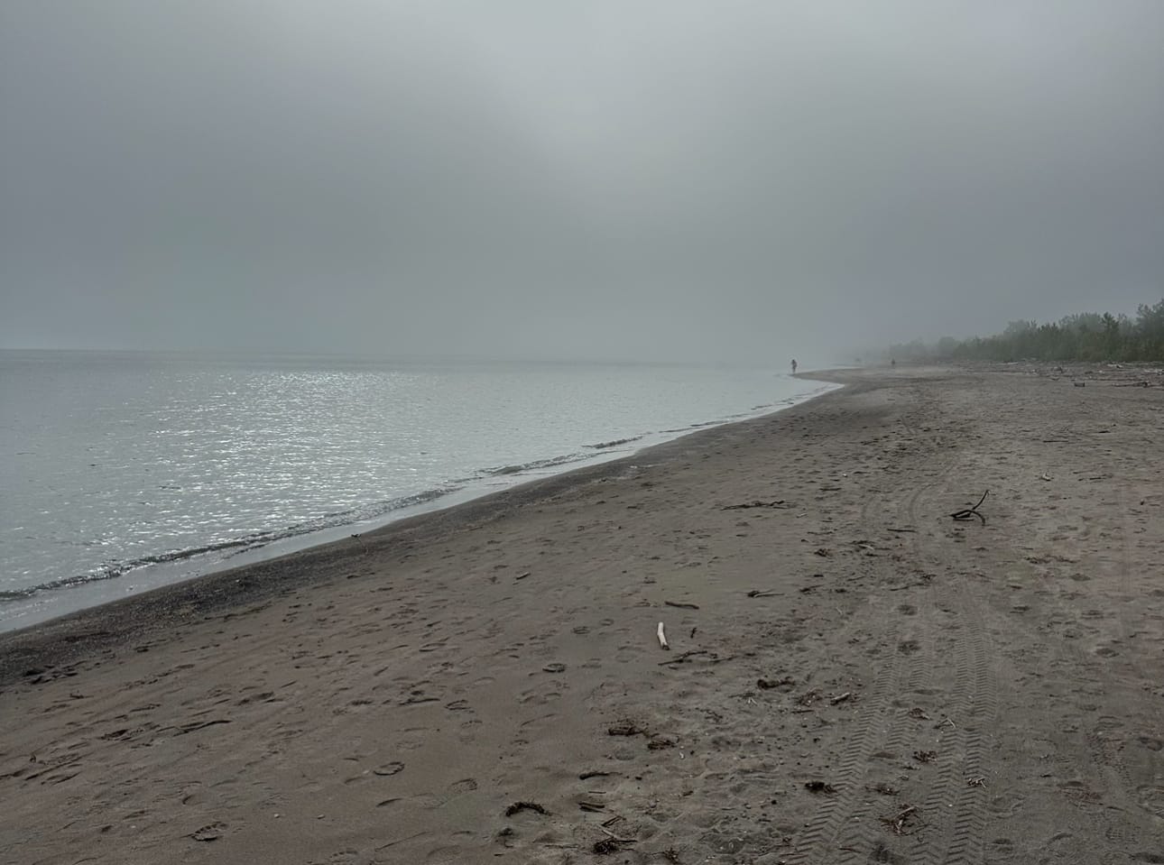 Eerie fog- Lake Erie