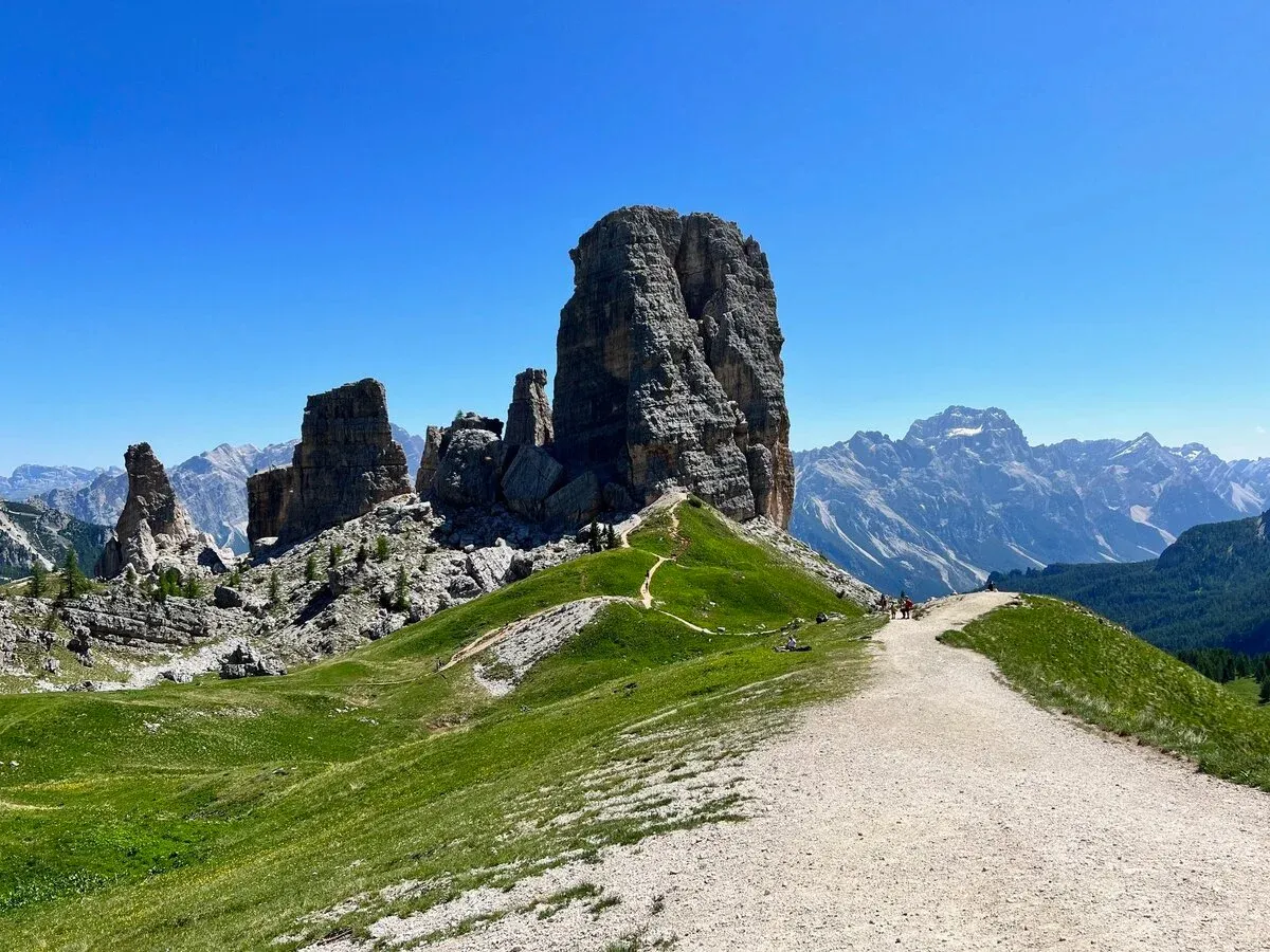 Seggiovia Cinque Torri Dolomites Italy