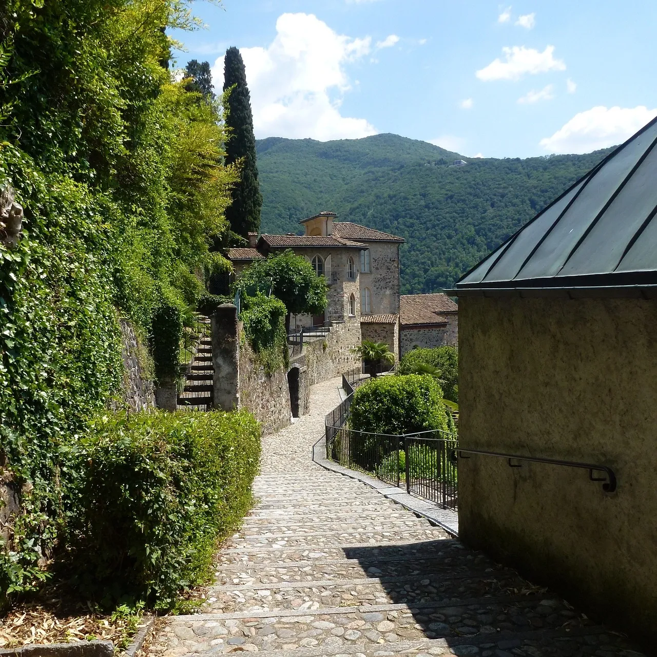 staircase in the pre-Alpine region