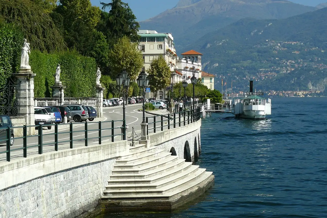 Boat at Lake Como