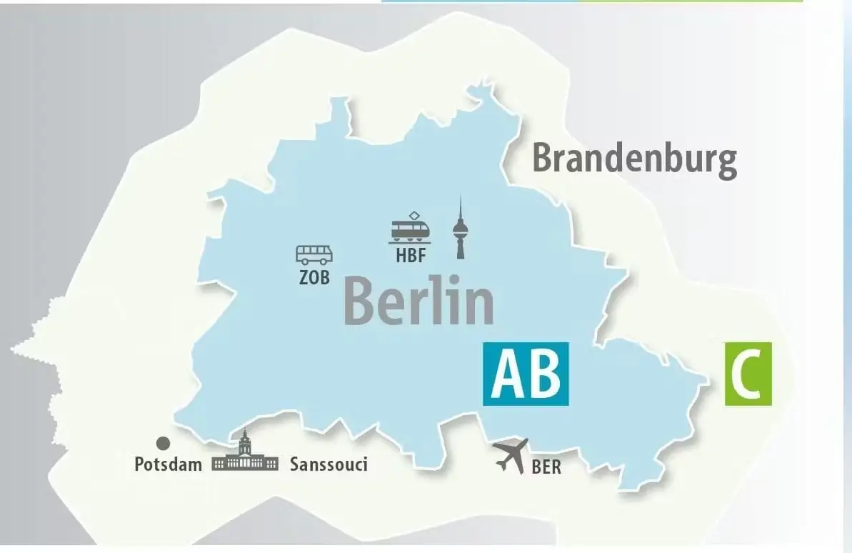 Berlin Public Transportation Zones