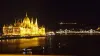 Budapest Parliament building at night