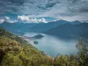 Lake Como in November, rainy day