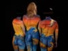 Body painting can be done solo or with friends