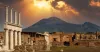 The ancient Roman city Pompeii